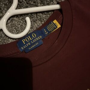 Polo Ralph Lauren Maroon Short Sleeve Tee